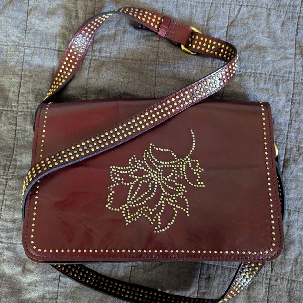 Patricia Nash Studded Floral Crossbody bag